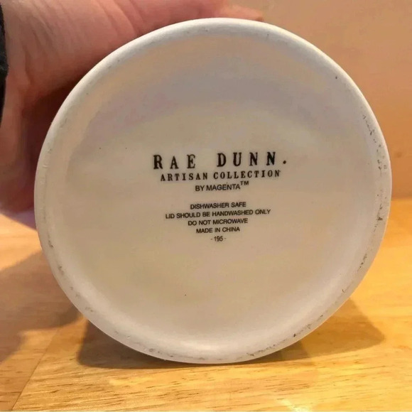 Rae Dunn Artisans Collection by Magenta Ceramic Jar with Lid. NWTS. - Picture 8 of 9